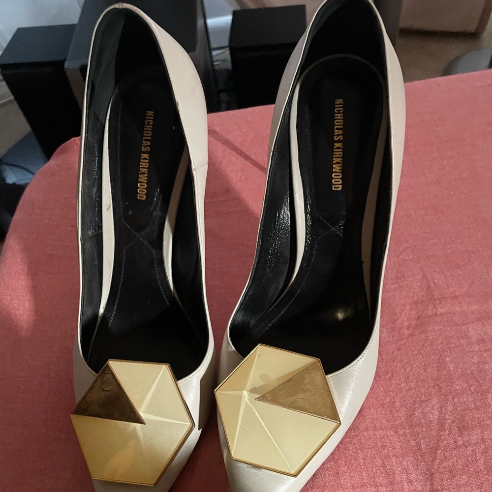 Nicholas kirkwood white shoes